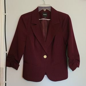 Burgundy Blazer